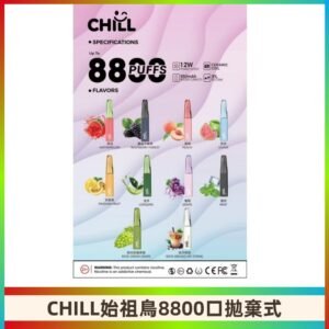 CHILL始祖鳥電子煙鴨嘴獸拋棄式8800口 一次性8ml大容量煙油